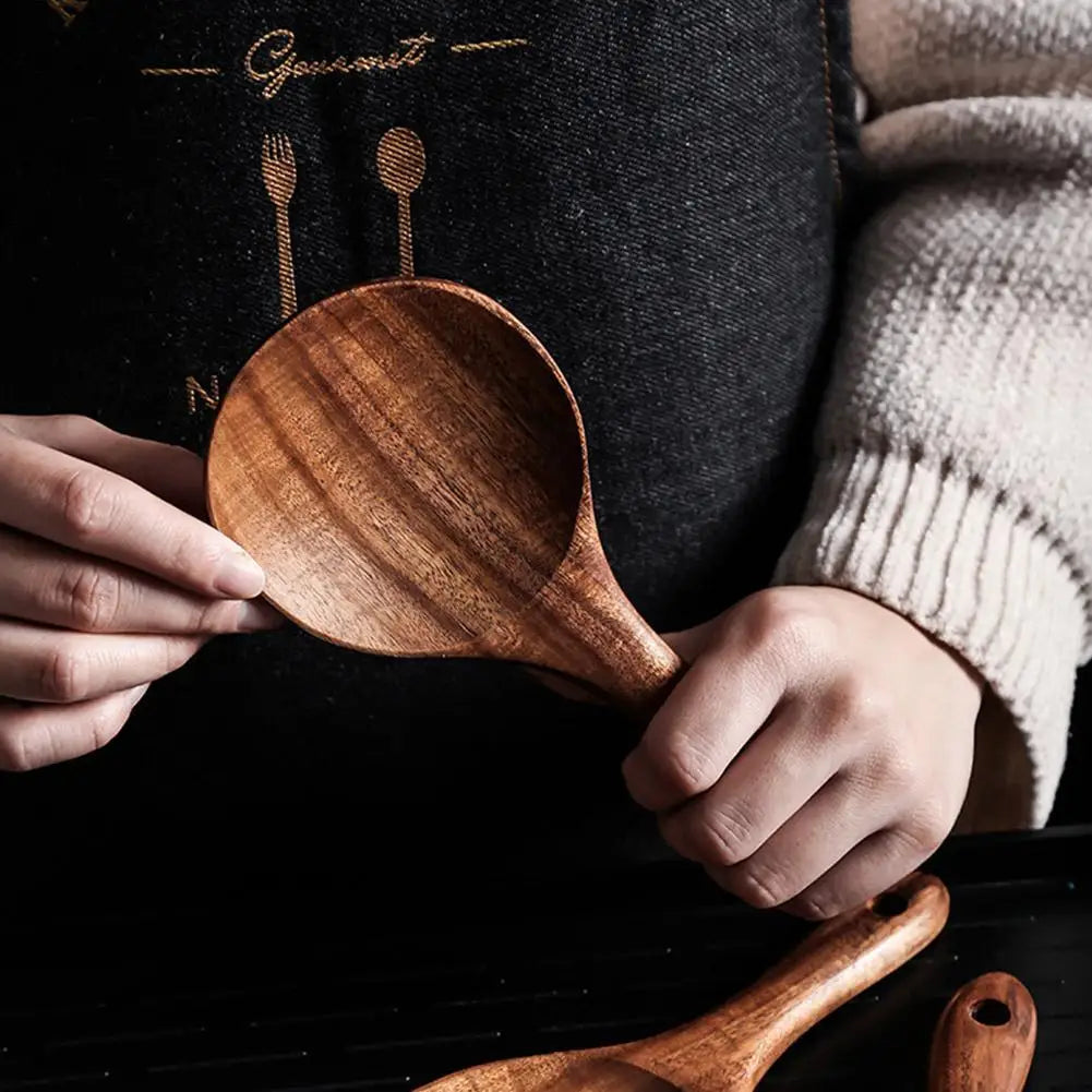 Non-stick Wooden Rice Paddle