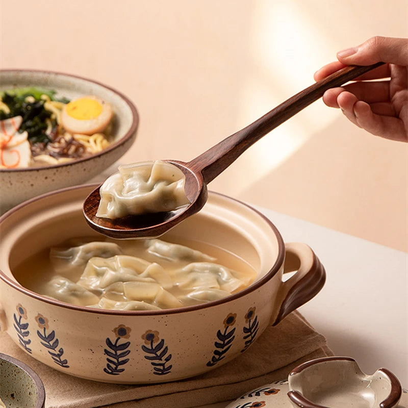 Long Handle Ramen Wooden Spoon - Japanese