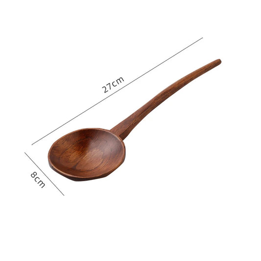 Long Handle Ramen Wooden Spoon - Japanese