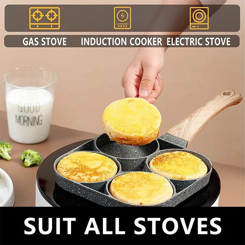 4-Cup Egg Pan Nonstick (Granite)