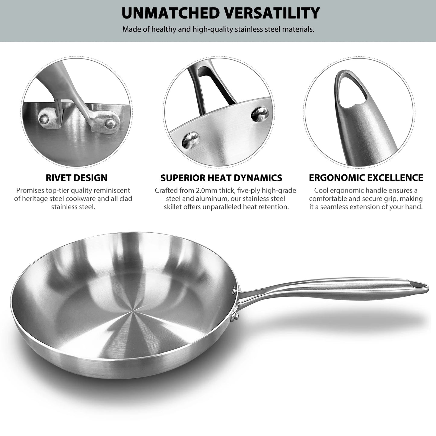 Chef's Classic Stainless Steel Cookware Collection